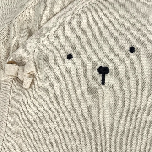 Marks & Spencer Cute Infant 2 Piece Set Natural Cotton Wrap Top and Bottoms Bear - Picture 7 of 15